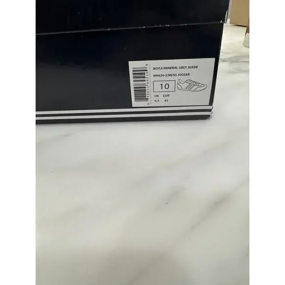 Nautica Mens Boyle Grey Flannel/suede Size 10 NWB - Picture 7 of 7